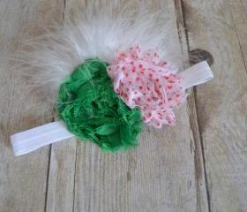 Shabby Chic Feather Headband 